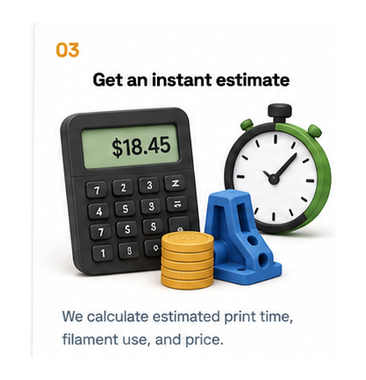 Step 3 Get an instant estimate